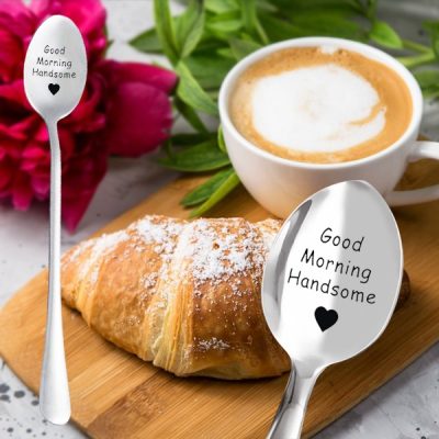 Cucchiaio con inciso 'Good morning handsome' | HANDSOMESPOON