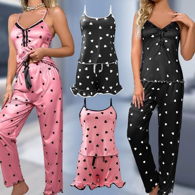 Set pigiama da donna (top con pantaloni corti o lunghi) | LUNAR