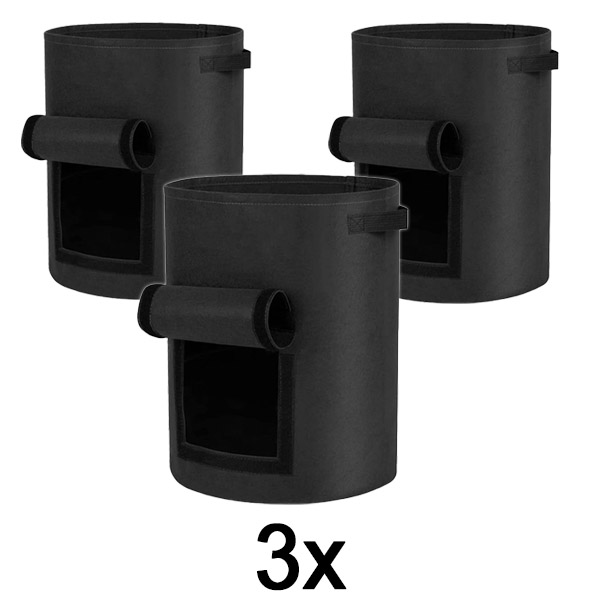 3x Sacchi per la coltivazione di ortaggi | FLORAFOLD