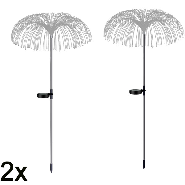 2x Luci da giardino tropicali solari | LUMIPALM