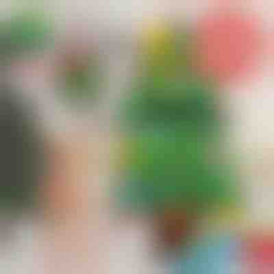 Albero di Natale in feltro con decorazioni | FELTPINETREE