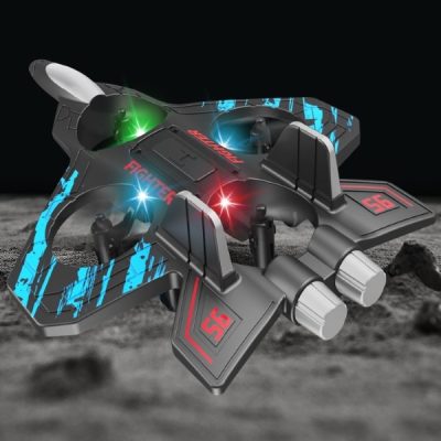 Drone Jet da Combattimento RC - LED, Schiuma EPP, 2.4 GHz, Indoor & Outdoor | FLYTOR